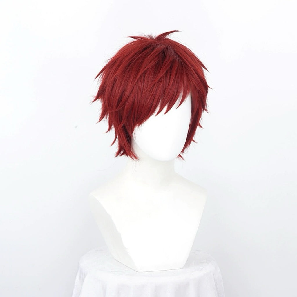 Naruto Gaara Kurzes rotes Haar Basic Perücke