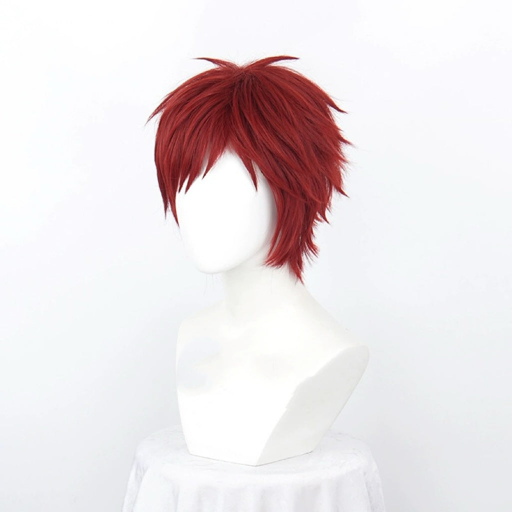 Naruto Gaara Kurzes rotes Haar Basic Perücke