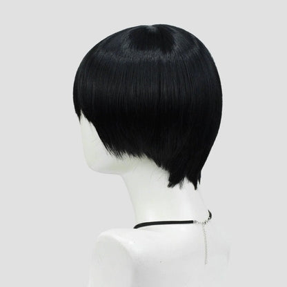 Haikyuu Tobio Kageyama kurze schwarze Haare Basic Perücke
