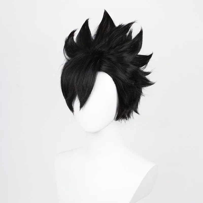 Haikyuu Tetsurou Kuroo Kurzes schwarzes Haar Basic Perücke