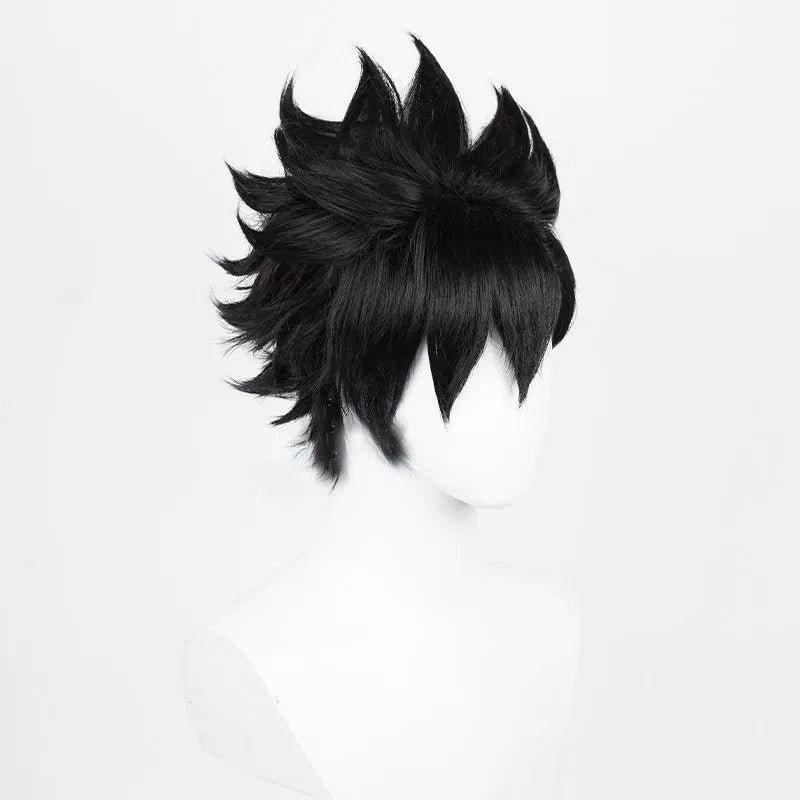 Haikyuu Tetsurou Kuroo Kurzes schwarzes Haar Basic Perücke