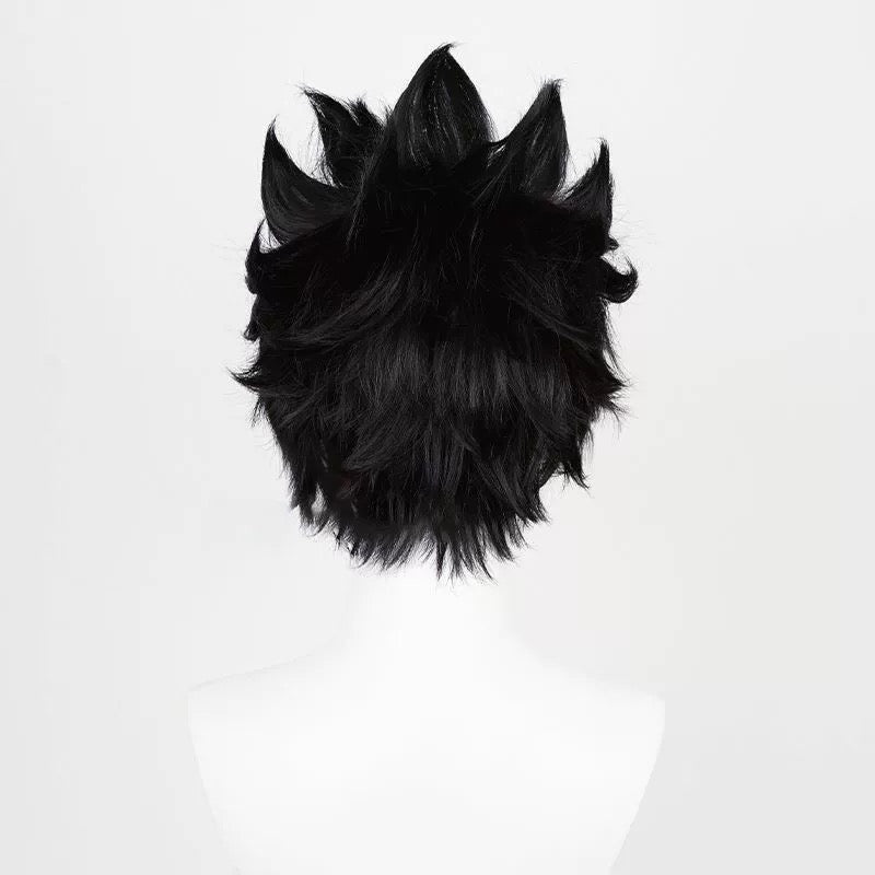 Haikyuu Tetsurou Kuroo Kurzes schwarzes Haar Basic Perücke