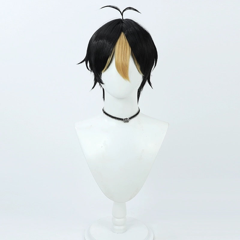 Haikyuu Yu Nishinoya Kurzes Mix-Haar Basic-Perücke