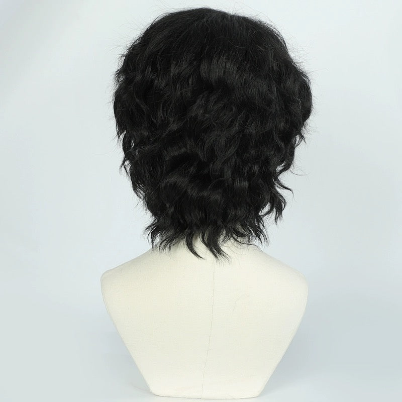 Haikyuu Sakusa Kiyoomi Short Black Hair Basic Wig