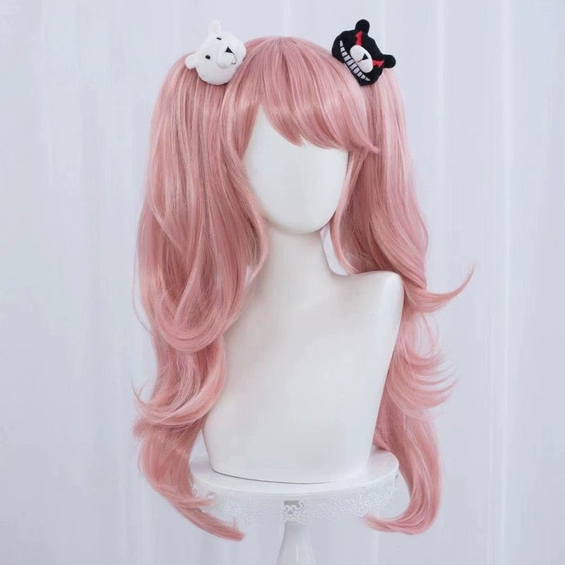 Danganronpa Enoshima Junko Long Pink Hair Basic Wig