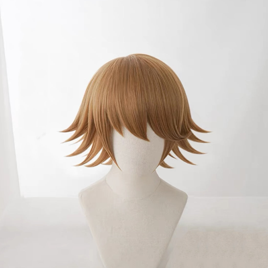 Danganronpa Fujisaki Chihiro Short Brown Hair Basic Wig