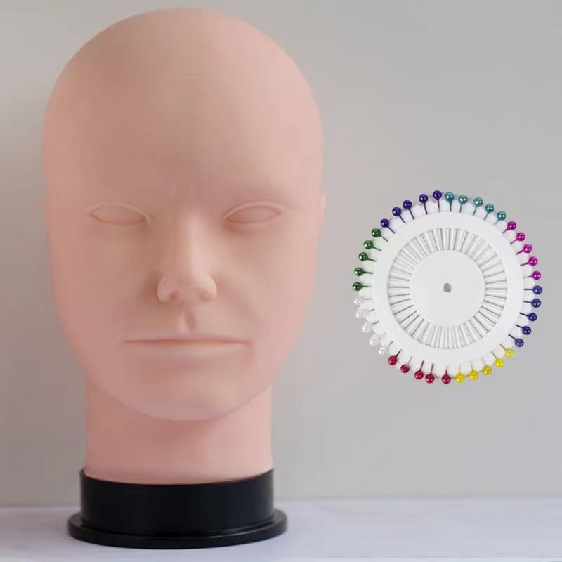 Bald Mannequin Head Male Professional Cosmetology For Wig Making, Display Wigs