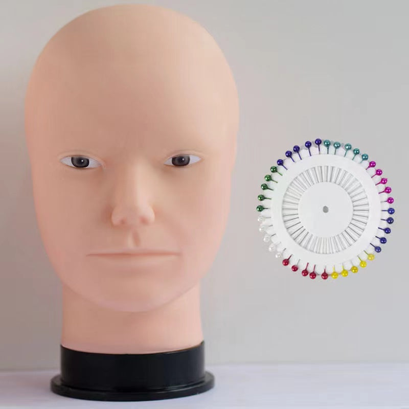 Bald Mannequin Head Male Professional Cosmetology For Wig Making, Display Wigs