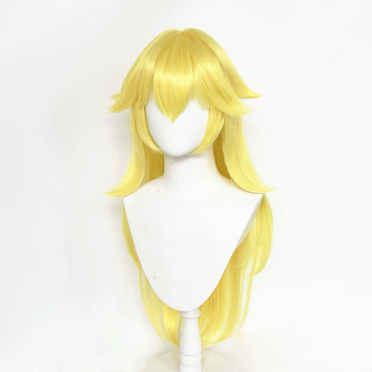 Super Mario Princess Peach Long Yellow Hair Basic Wig