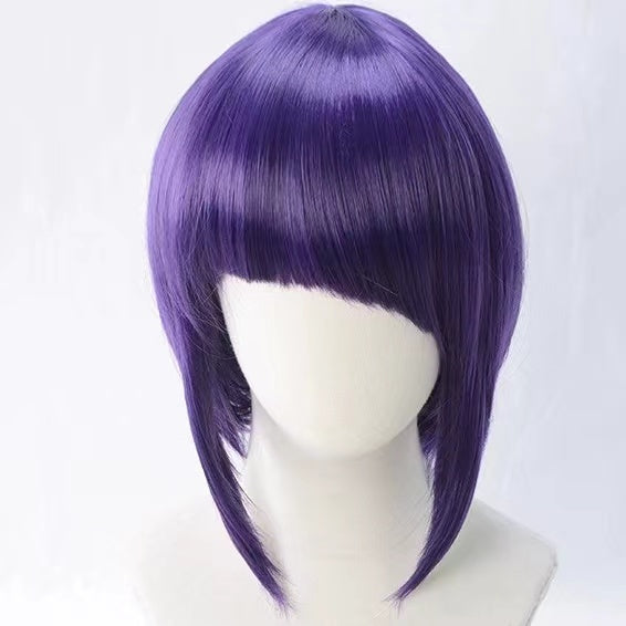 My Hero Academia Jiro Kyoka Short Purple Hair Basic Wig