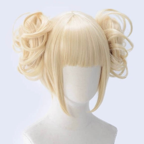 My Hero Academia Cross my body / Himiko Toga Short Yellow Hair Basic Wig