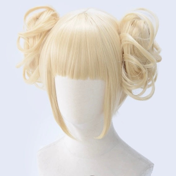 My Hero Academia Cross my body / Himiko Toga Short Yellow Hair Basic Wig