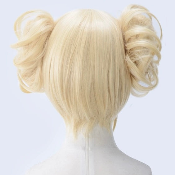 My Hero Academia Cross my body / Himiko Toga Short Yellow Hair Basic Wig