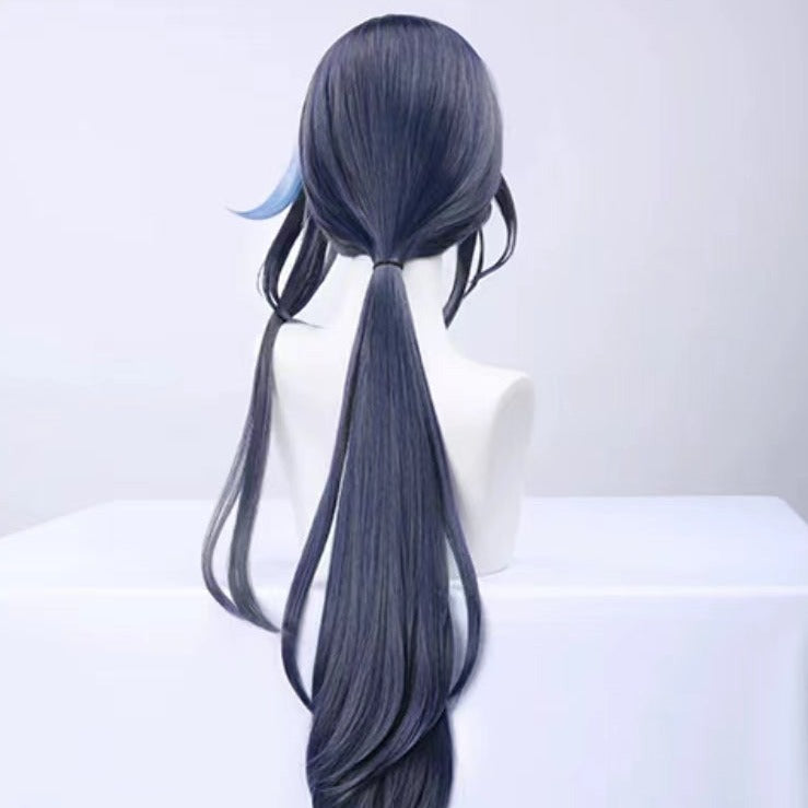 Genshin Impact  Clorinde Long Purple Hair Basic Wig