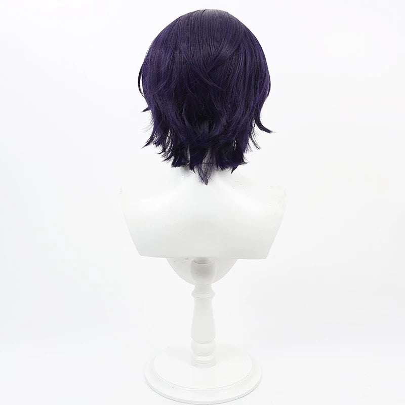 Honkai: Star Rail Dr.Ratio Short Purple Hair Basic Wig