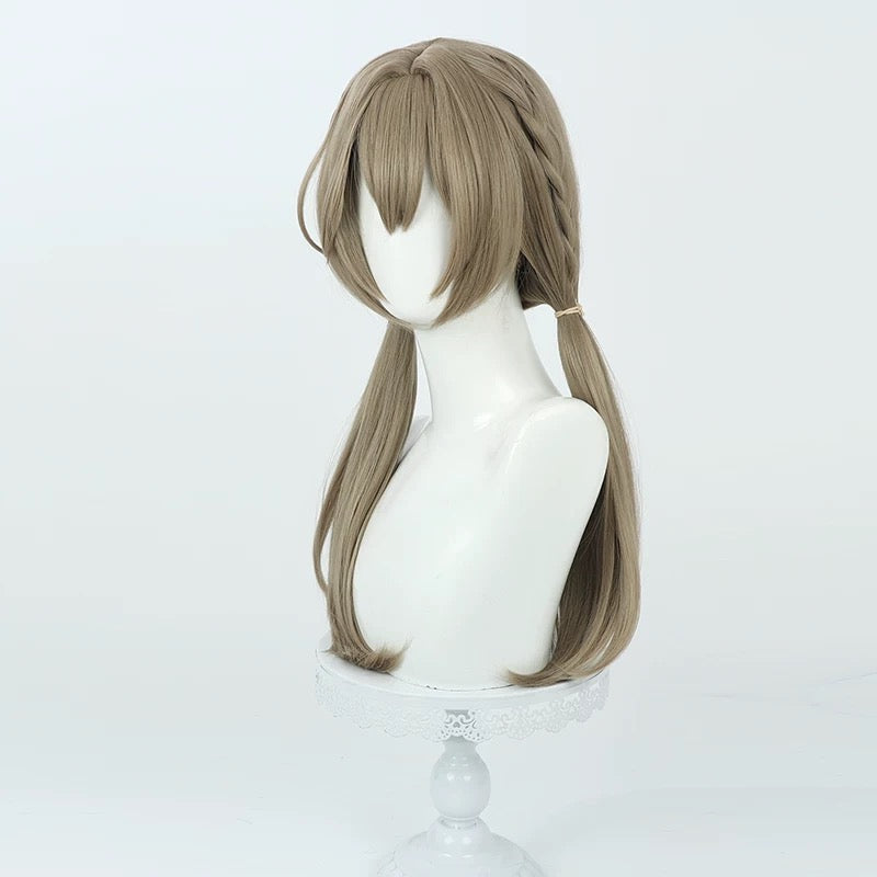 Honkai: Star Rail Qingque Long Brown Hair Basic Wig