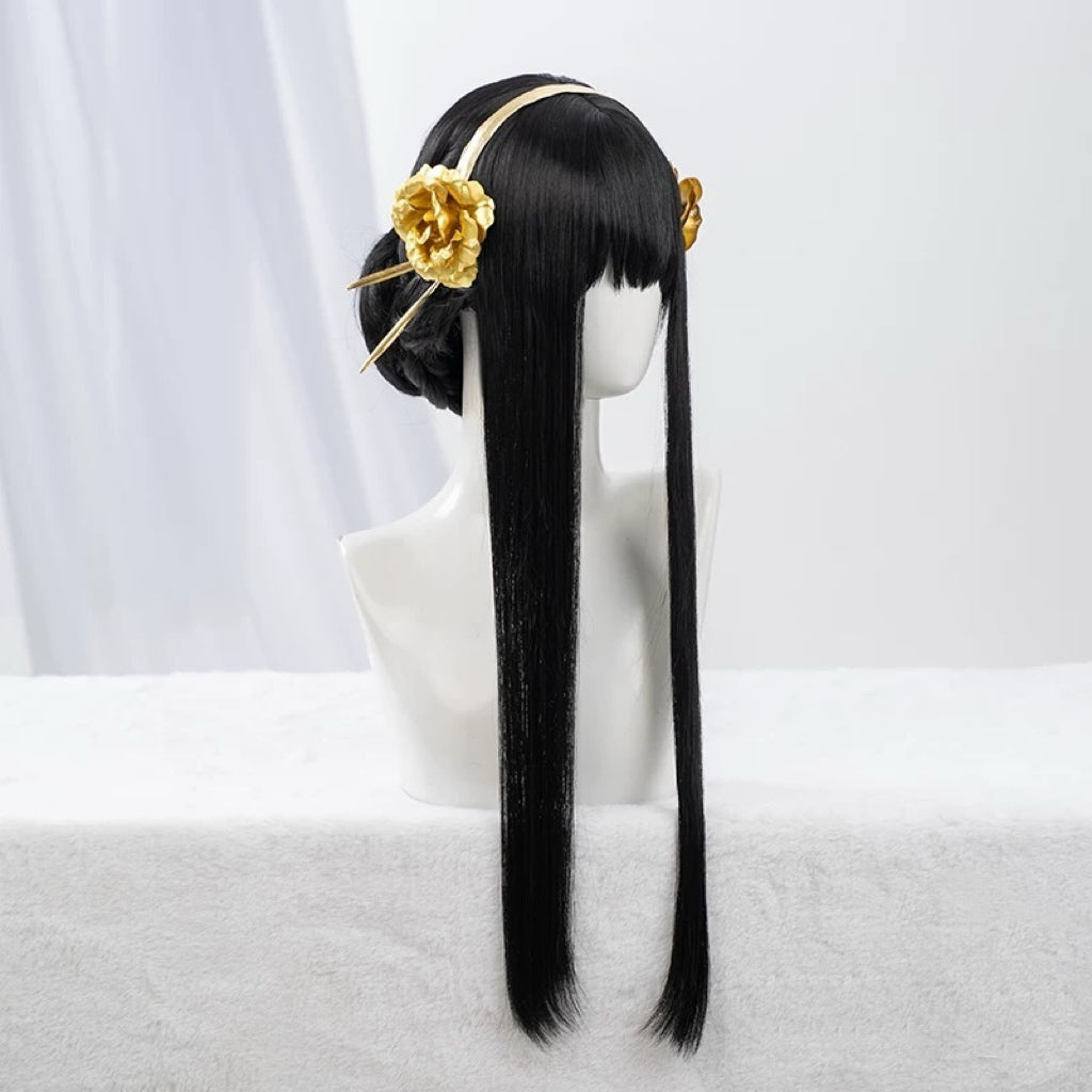 SPY×FAMILY Yor Forger Long Black Hair Basic Wig