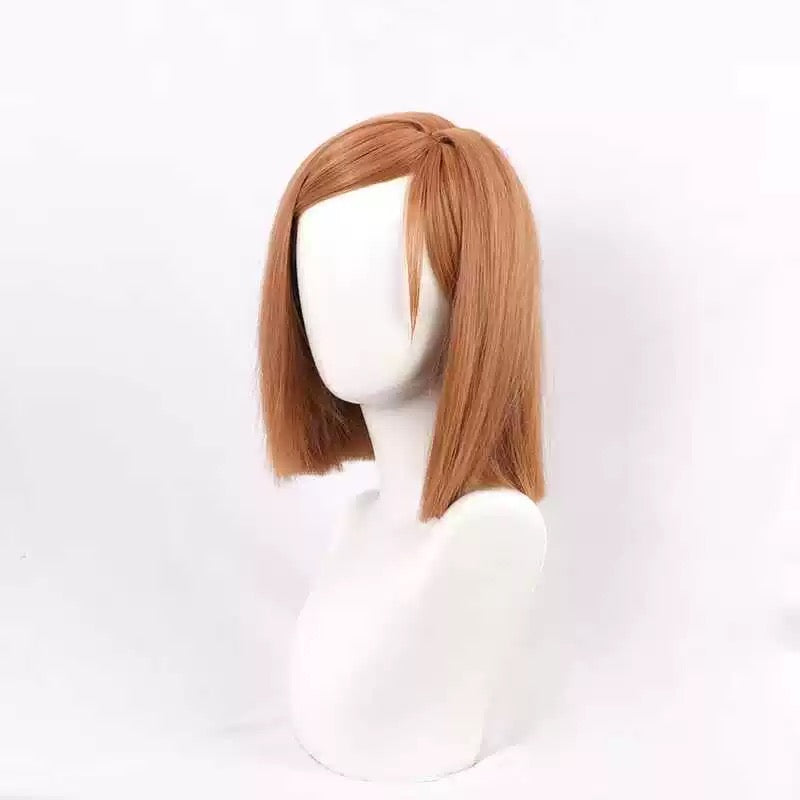 Jujutsu Kaisen Kugisaki Nobara Short Brown Hair Basic Wig