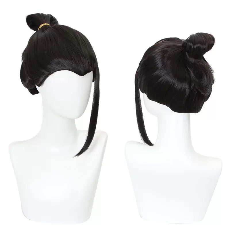 Jujukaitsu Kaisen Geto Long/Short Black Hair Basic Wig