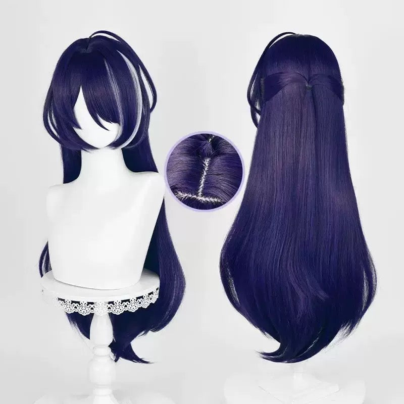 Honkai: Star Rail Acheron Long Purple Hair Basic Wig