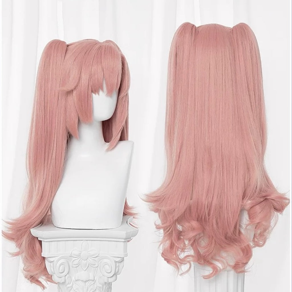 Zenless Zone Zero Nicole Demara Long Pink Hair Basic Wig