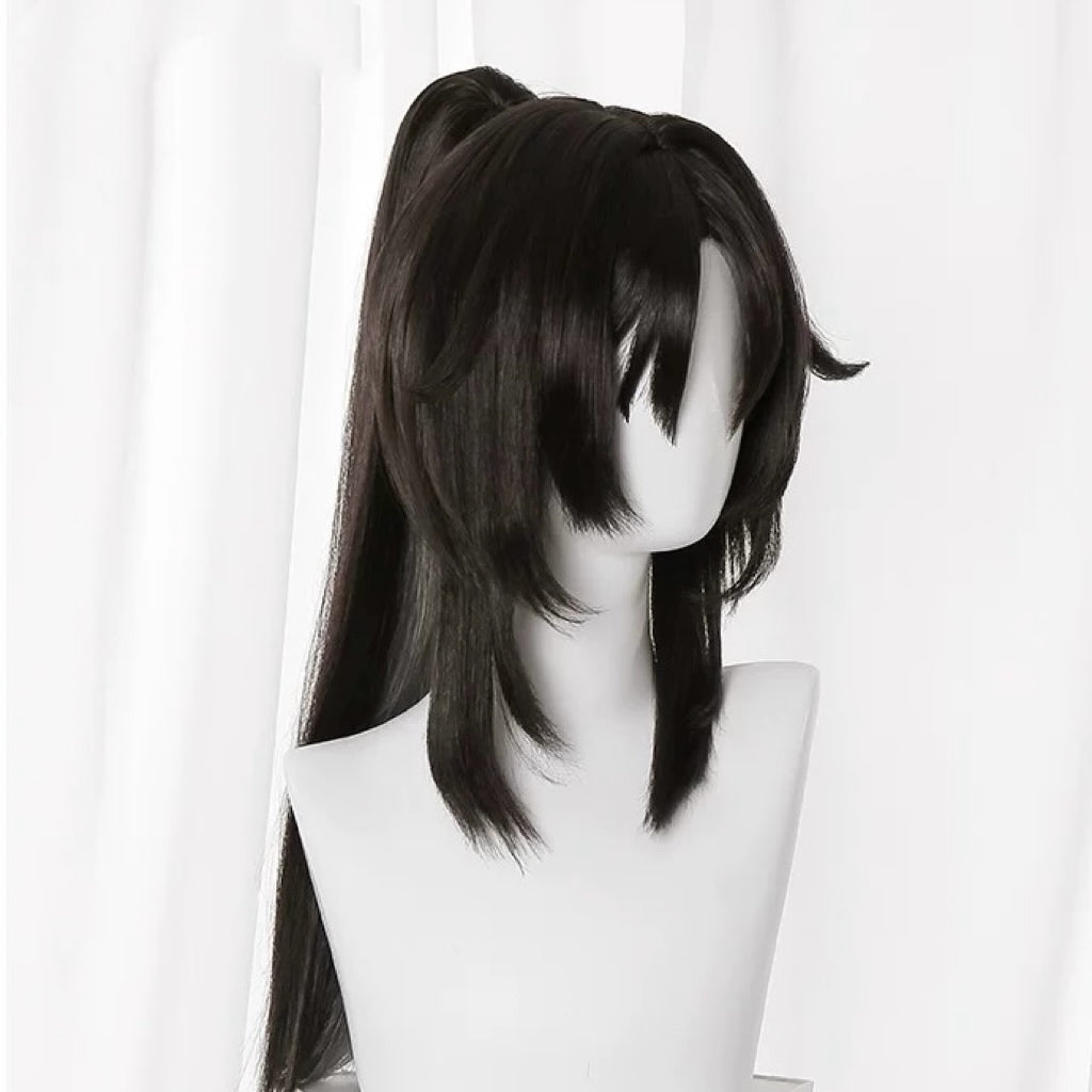 Zenless Zone Zero Nekomiya Mana Long Black Hair Basic Wig