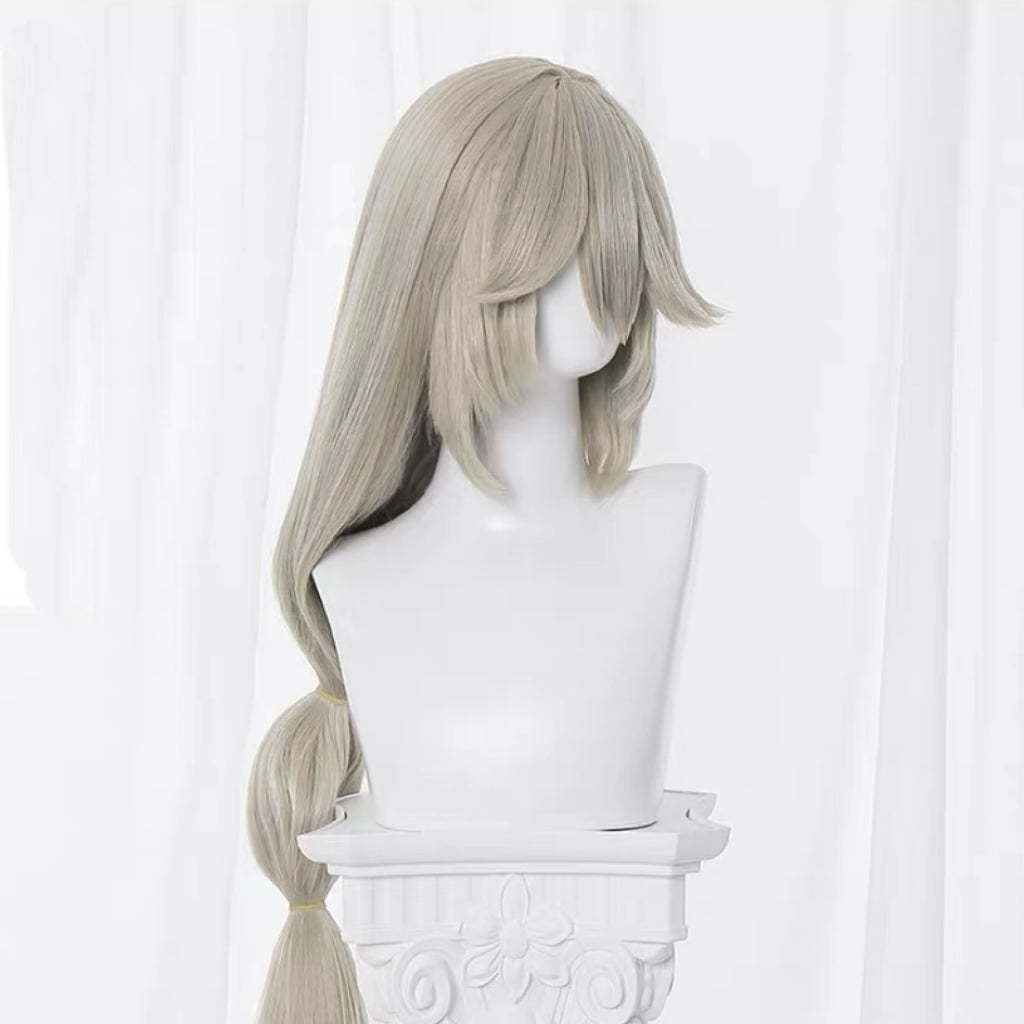 Zenless Zone Zero Alexandrina Sebastiane Long Grey Hair Basic Wig