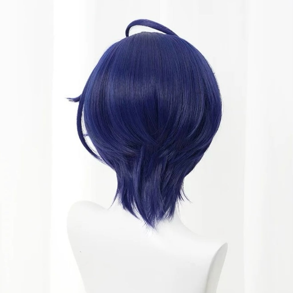 Purple wig with bangs hotsell