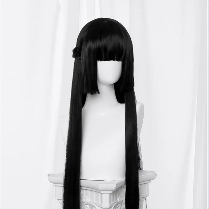 Zenless Zone Zero Hoshimi Miyabi Long Black Hair Basic Wig