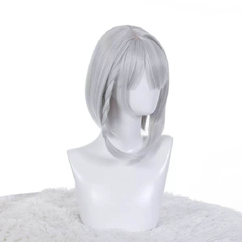 Zenless Zone Zero Anby Demara Short Silver Hair Basic Wig