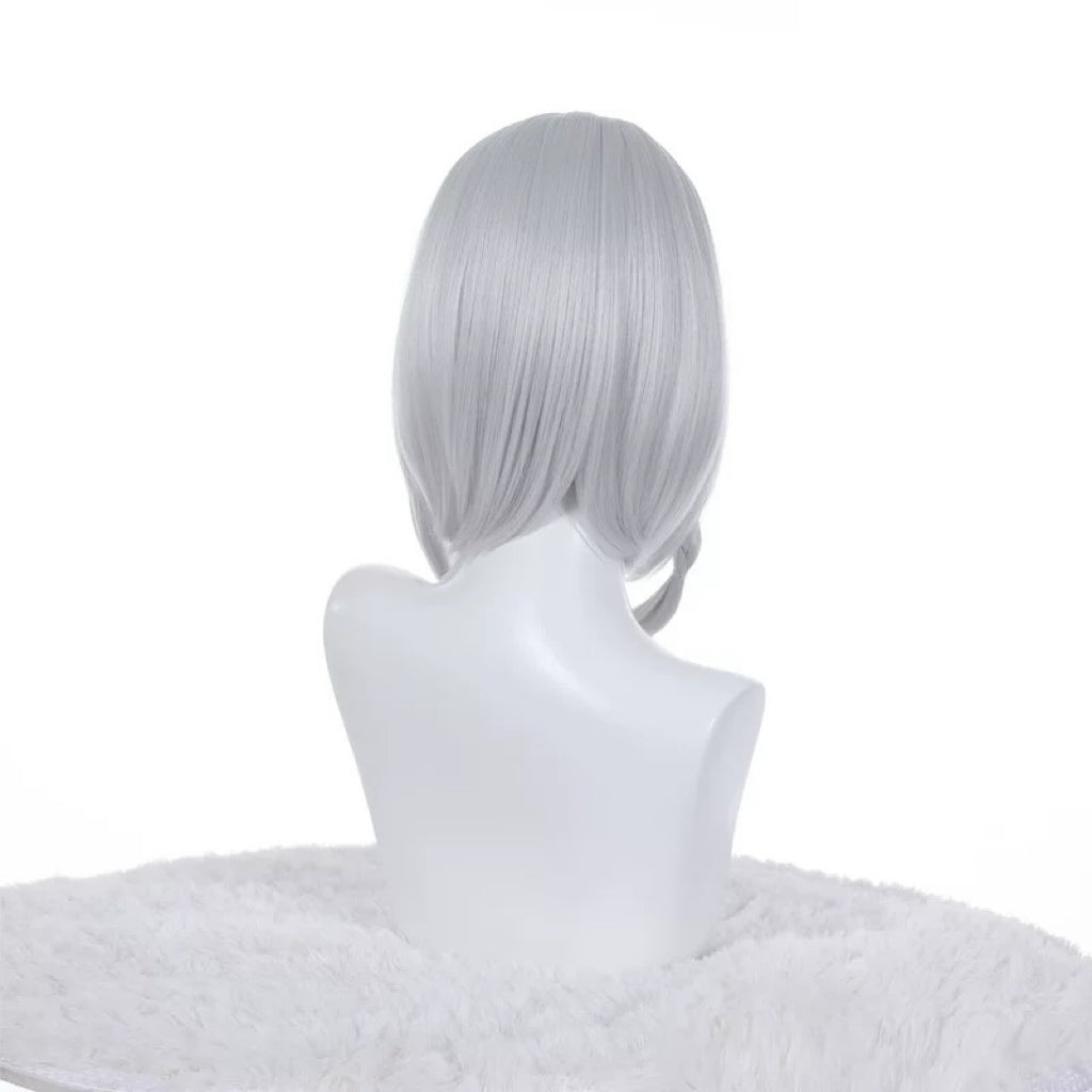 Zenless Zone Zero Anby Demara Short Silver Hair Basic Wig