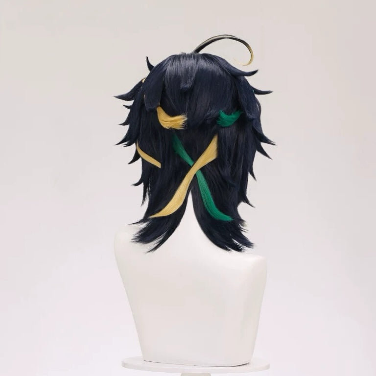 Genshin Impact Kinich Short Dark Blue Hair Basic Wig