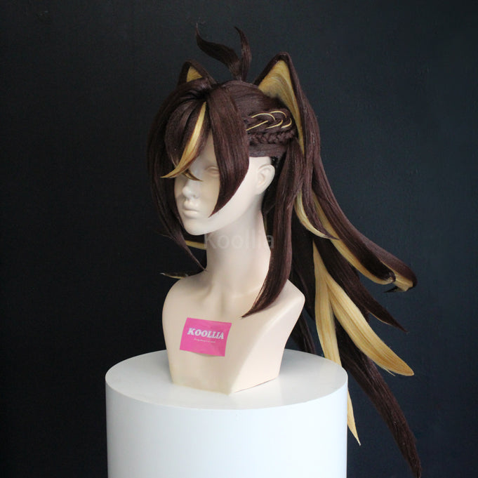 Genshin Impact Dehya Antigravity Commission Wig