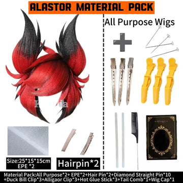 Alastor Materials Pack Wig Stylist Tools - KOOLLIA