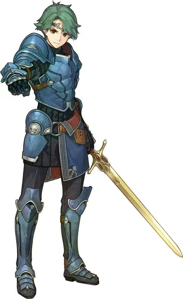 Alm from Fire Emblem commission wig