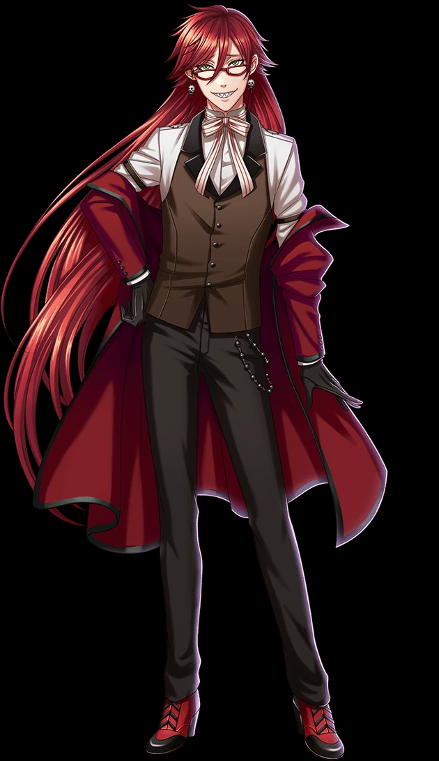 Black Butler Grell Sutcliff Commission Wig