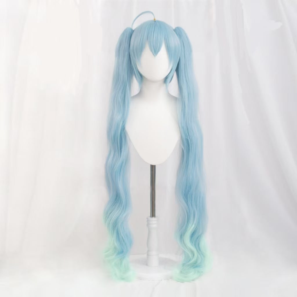 Virtual Singer Snow Miku Long Hair Basic Wig