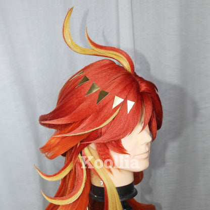 Mavuika from Genshin Impact Antigravity Commission Wig（With LED light）