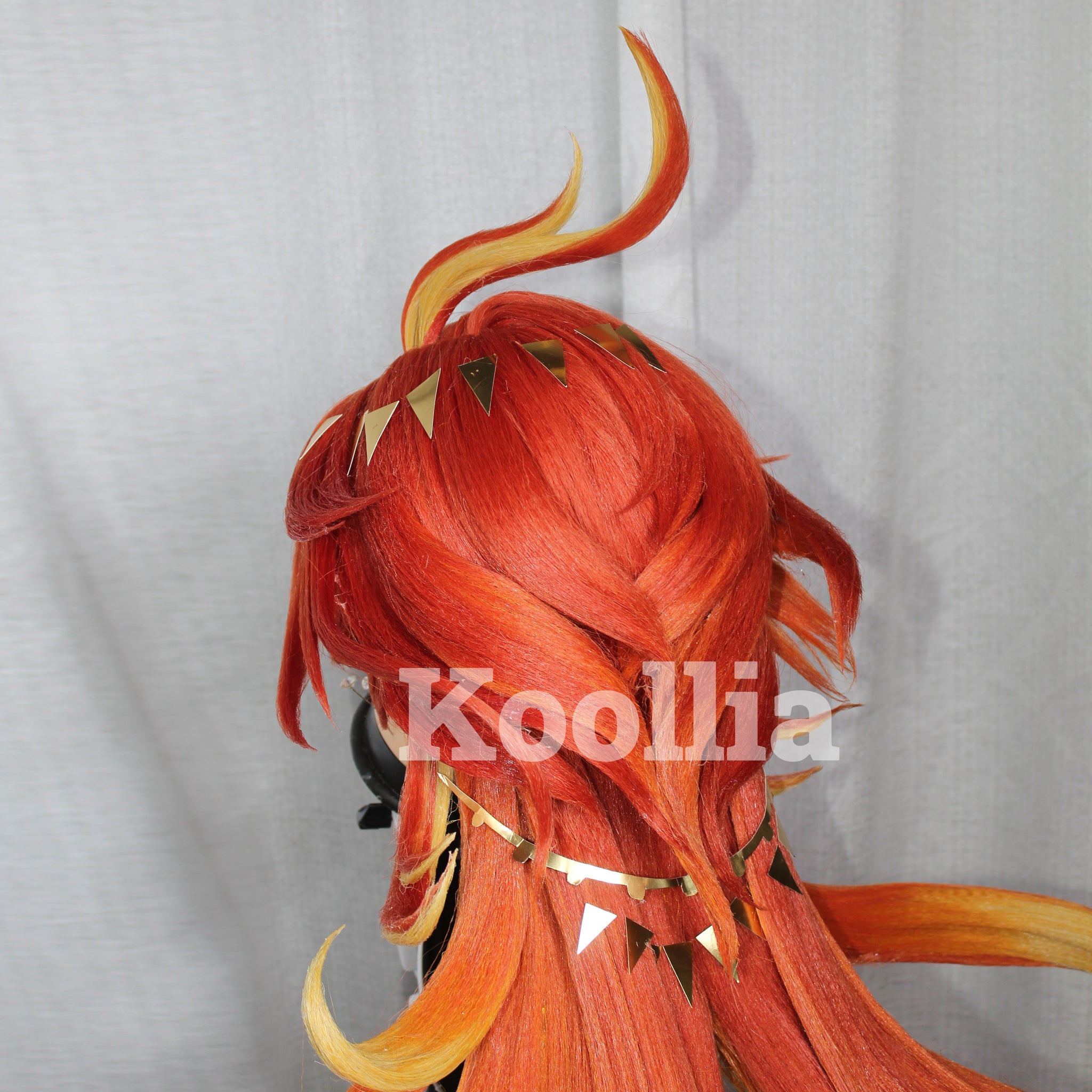 Mavuika from Genshin Impact Antigravity Commission Wig（With LED light）