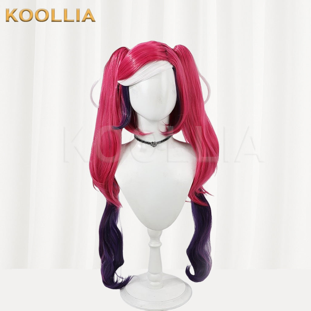 Hazbin Hotel Velvette Gradient Pigtail Basic Wig