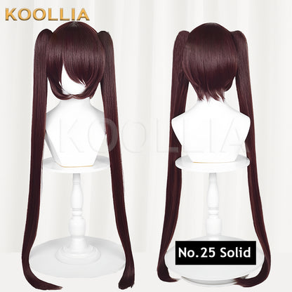 All-purpose Wig Hatsune Miku Twintails With Tiger Mouth Clip