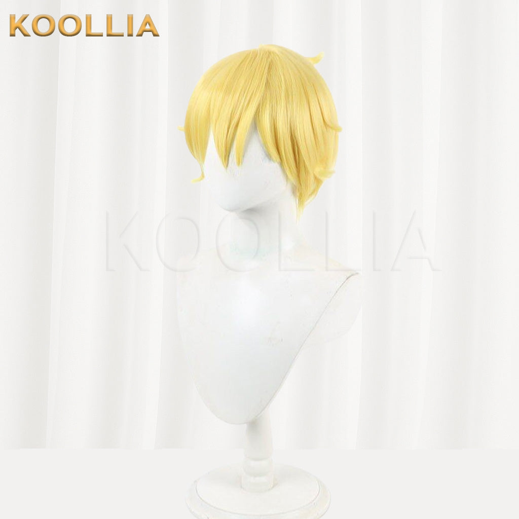 StarDetective Precure Jet Golden Short Hair Basic Wig