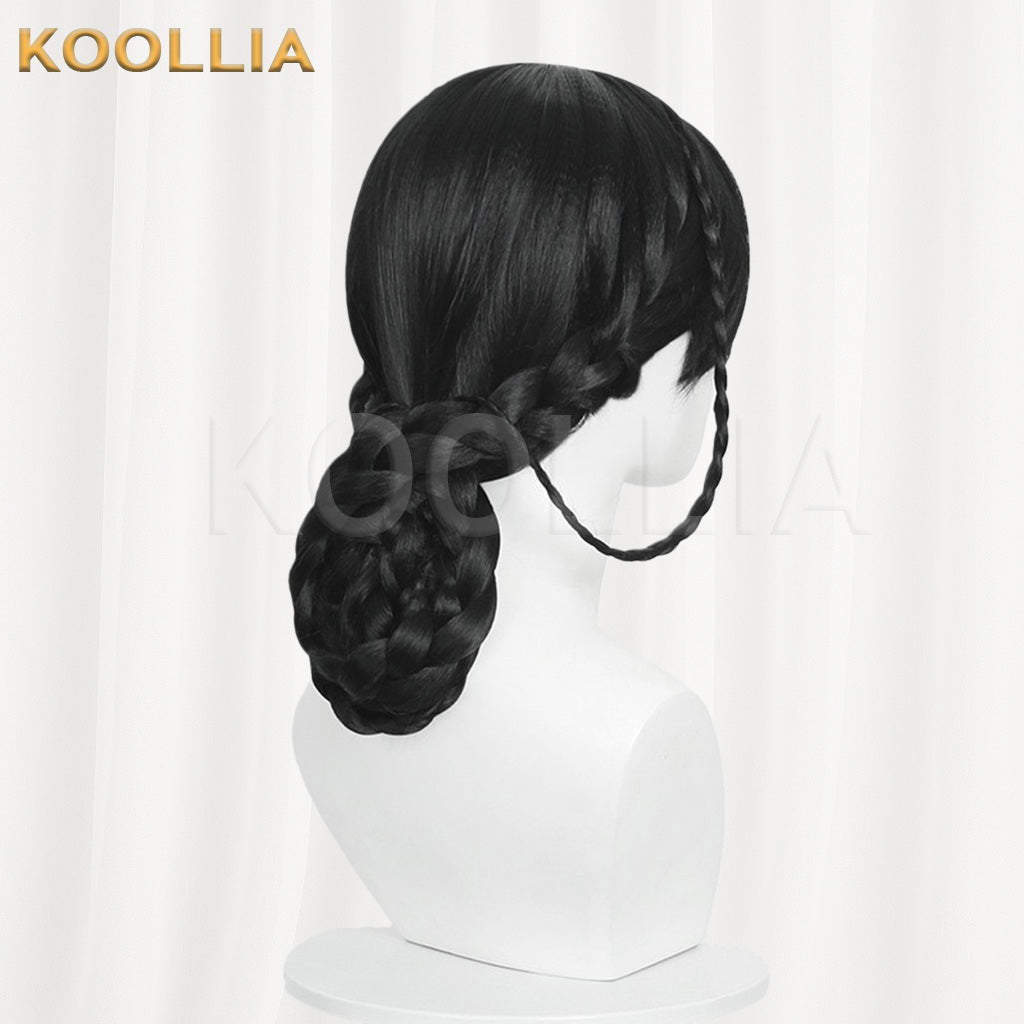 Wednesday Addams Long Black Cosplay Wig | KOOLLIA Wednesday Addams Long Black Cosplay Wig | KOOLLIA
