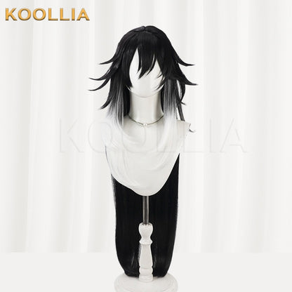 Honkai Star Rail Ashveil/La Mancha Black Long Hair Basic Wig