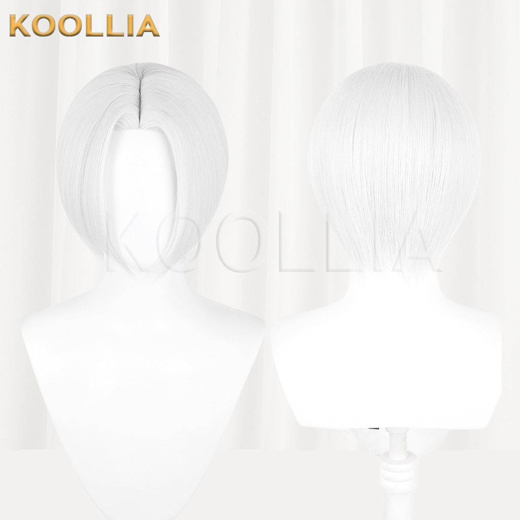 All-purpose 30cm High Temp Basic Wig - Thick Middle Part Short Cut