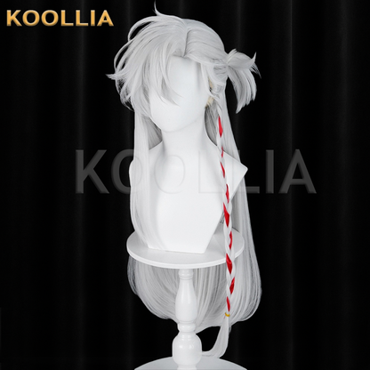 Under the Night Wild Wolf Solid Silver White Basic Wig