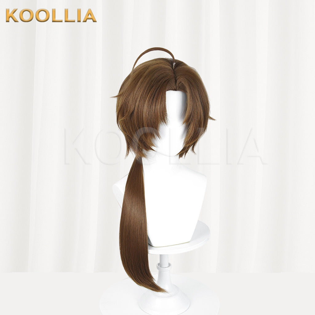 Mushoku Tensei: Jobless Reincarnation Rudeus Greyrat Long Brown Hair Basic Wig