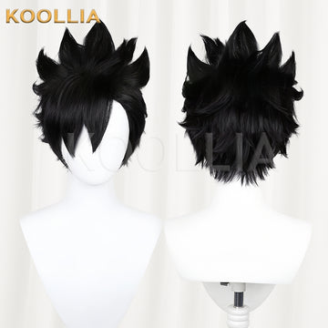 Haikyuu Tetsurou Kuroo Short Black Hair Basic Wig - KOOLLIA