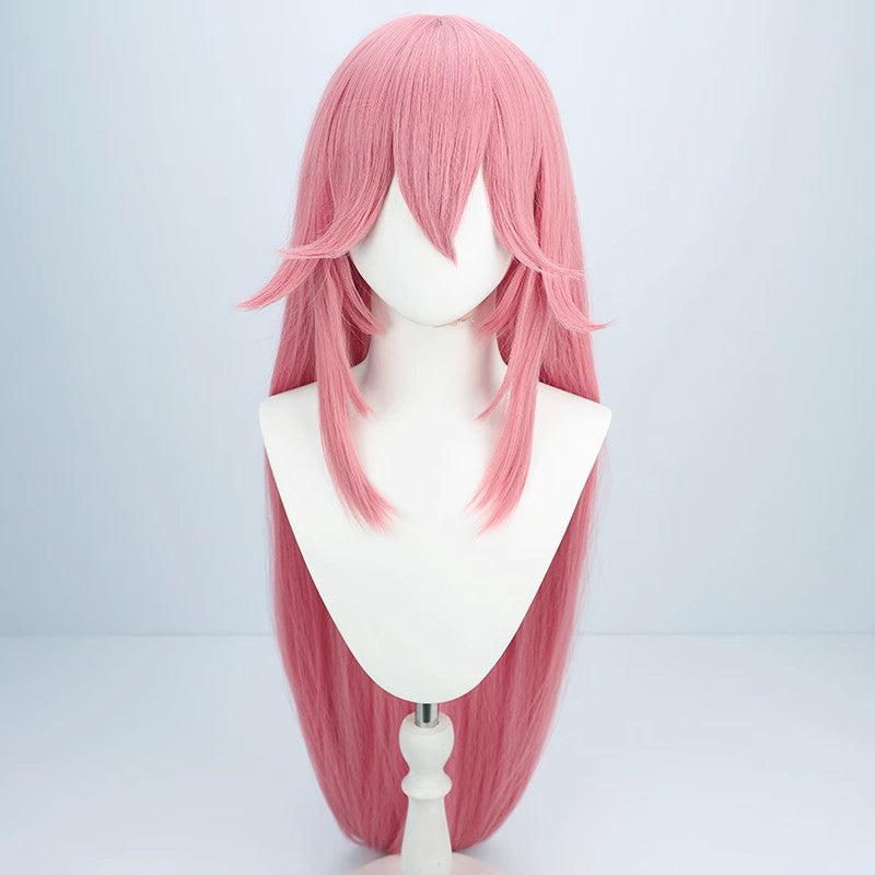 Genshin Impact Yae Miko Long Pink Hair Basic Wig