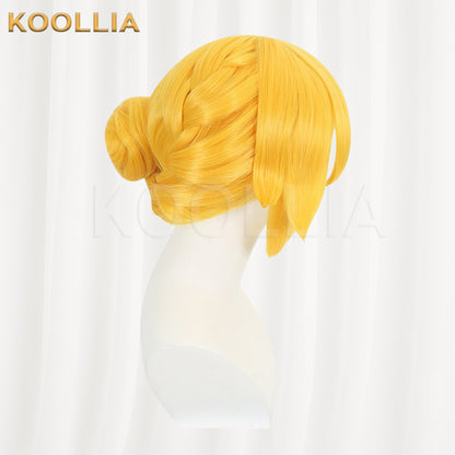 Super Mario Princess Peach Golden Basic Wig